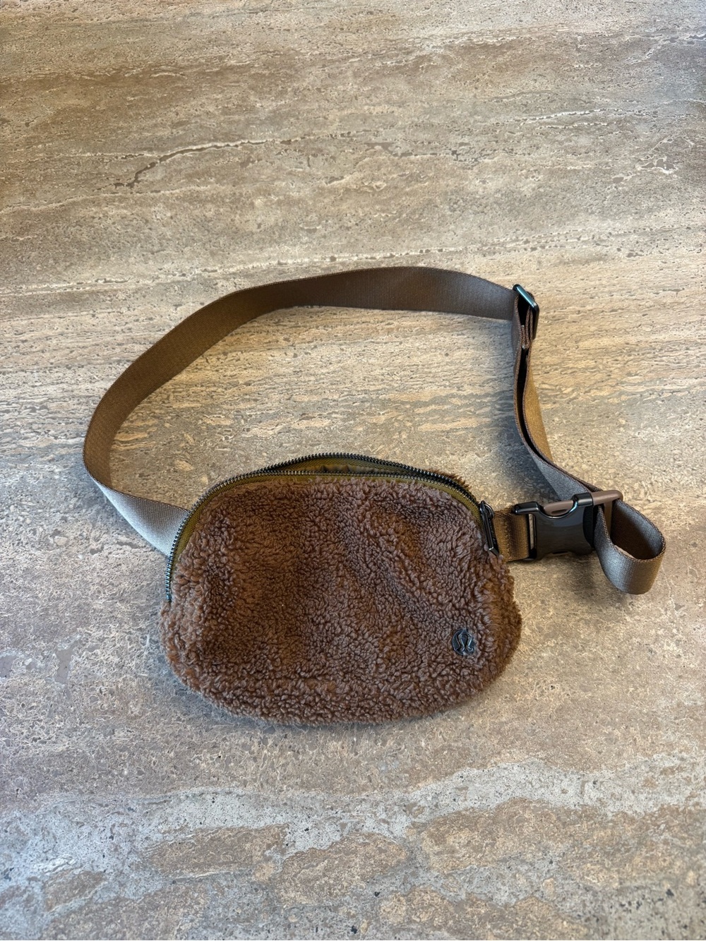 lululemon athletica Brown Sherpa Belt Bag